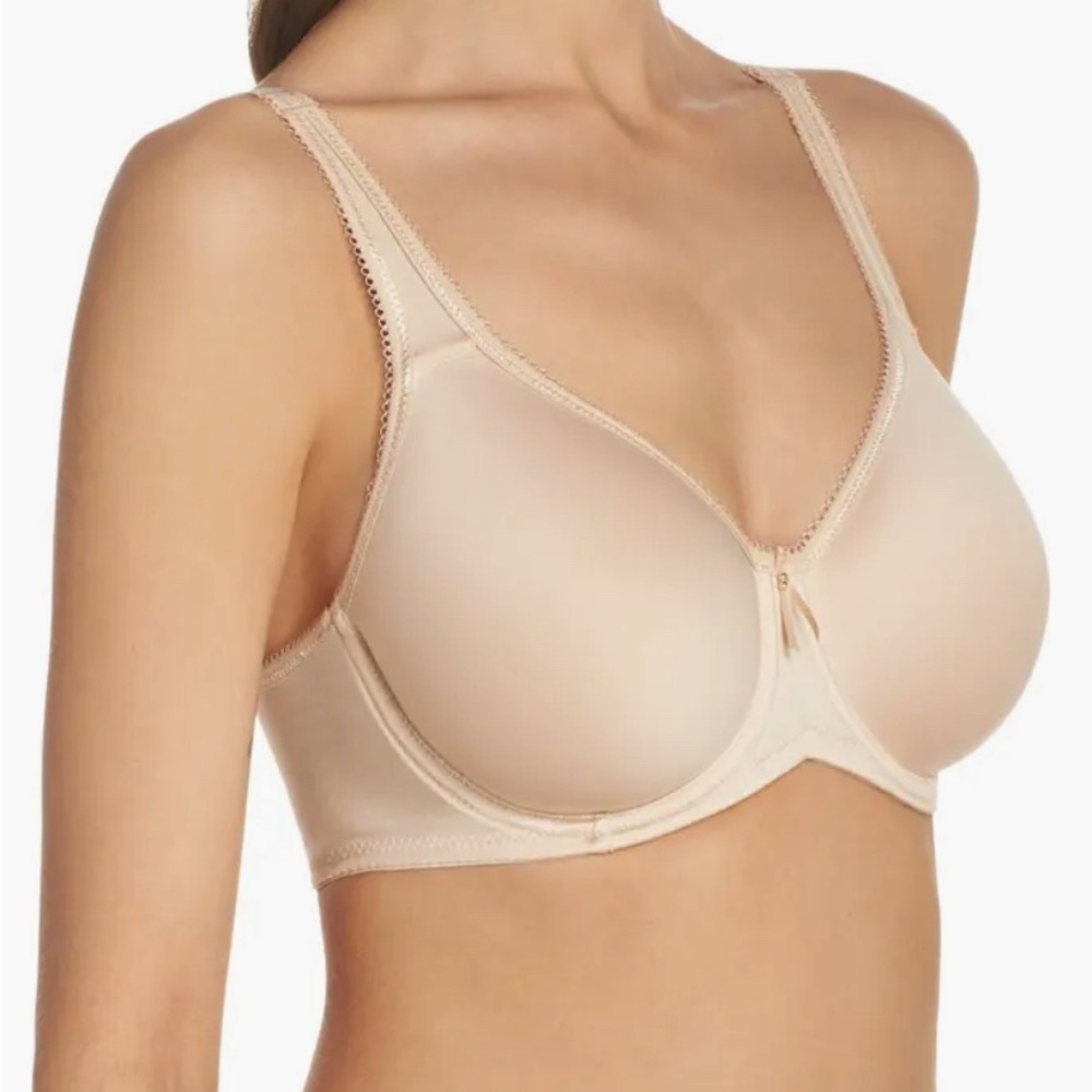 WACOAL Basic Beauty Spacer Underwire T-Shirt Bra Sz 32DDD in Naturally Nude NWOT